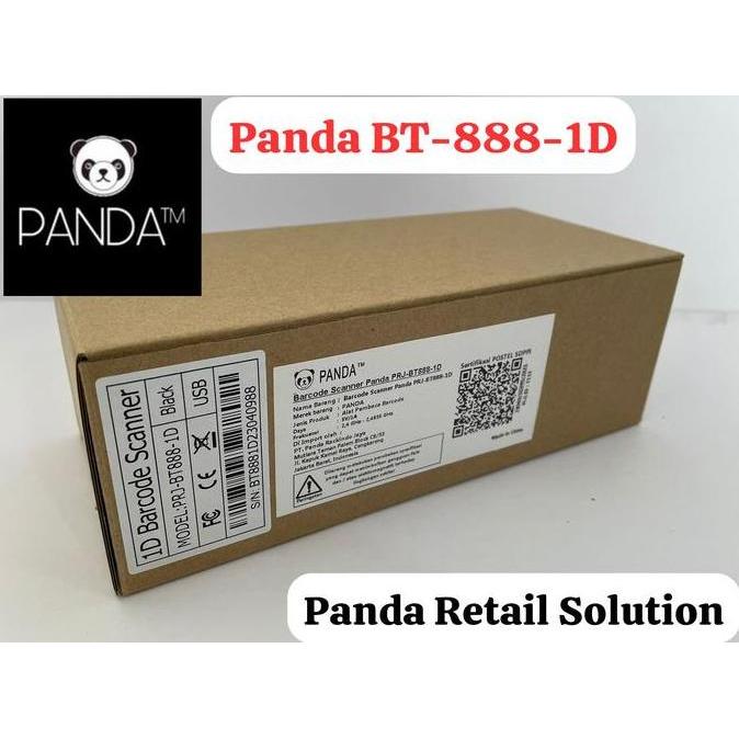 Softrit- Panda Prj-Bt888-1D Wereless Laser Barcode Scanner (Bluetooth+2.4G) Mesin