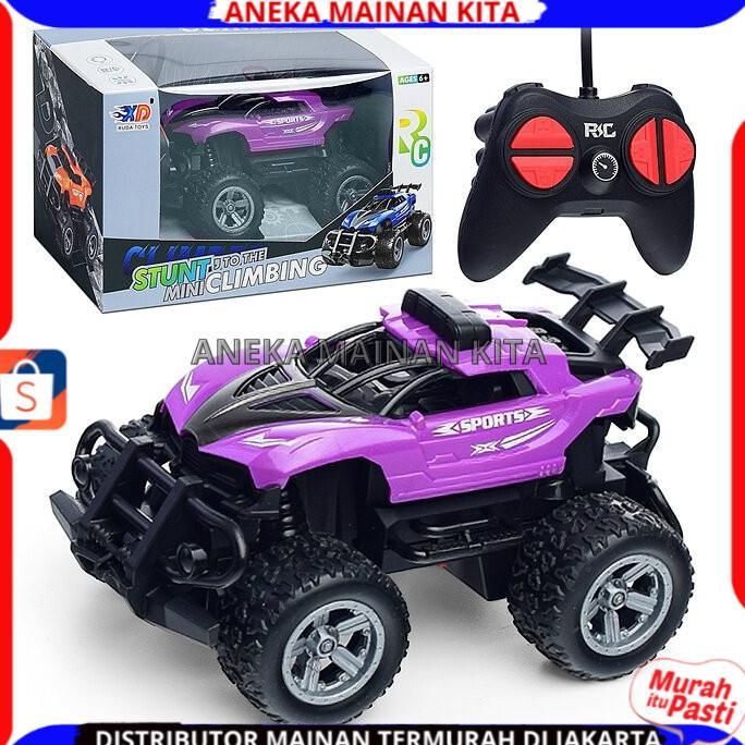 hemat mainan mobil remote control rc stunt mini climbing car baterai cas