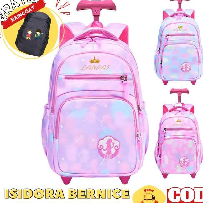 Tas Troli Anak Perempuan Sekolah Sd Koper Tas Sekolah Sd Anak Perempuan