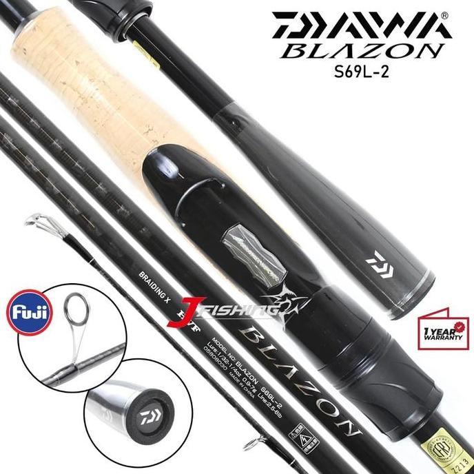 Sale Joran Daiwa Blazon | S67Ml S63Ul S64L S68Mh S69L | Casting | Spinning L | 2 Section | Resmi