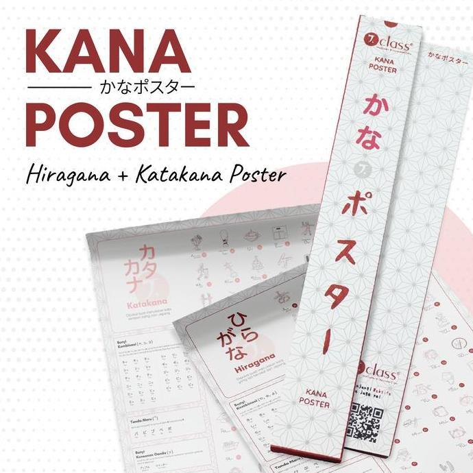 Kana Poster | Hiragana dan Katakana