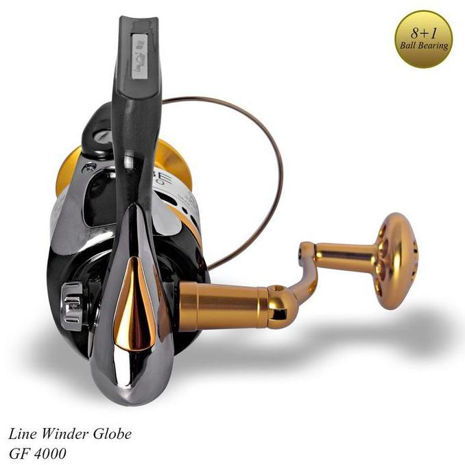 Promo Reel Line Winder New Globe 8+1 Bearing (Pilih Ukuran)