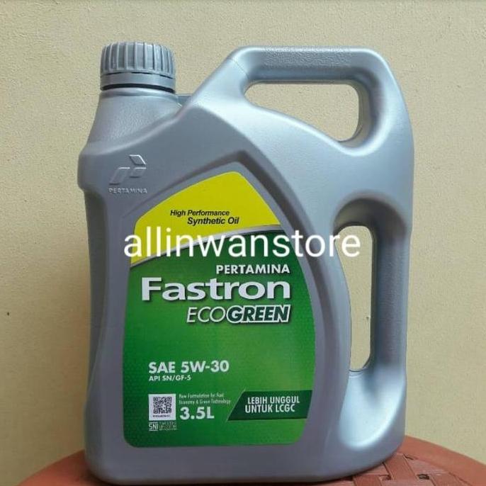 Oli Pertamina Fastron Eco Green SAE 5W30 / Fastron Ecogreen SAE 5W-30