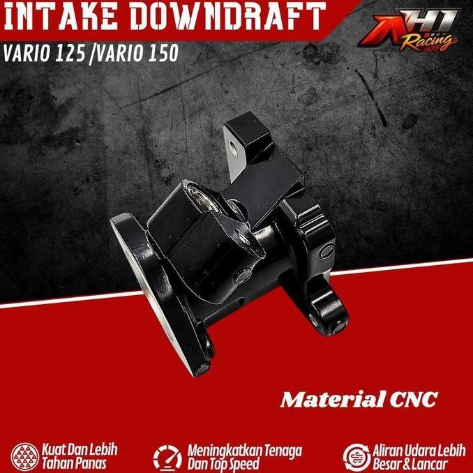 Throttle Body Tb Downdraft Vario 125 150 AH1 Racing - Intake Tuas Gas Downdraft Vario 125 150 Lurus
