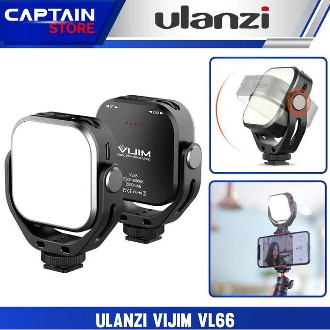 Murah Ulanzi Vijim Vl66 Led Lampu Foto Dengan 66 Led - Ulanzi Vijim Vl66