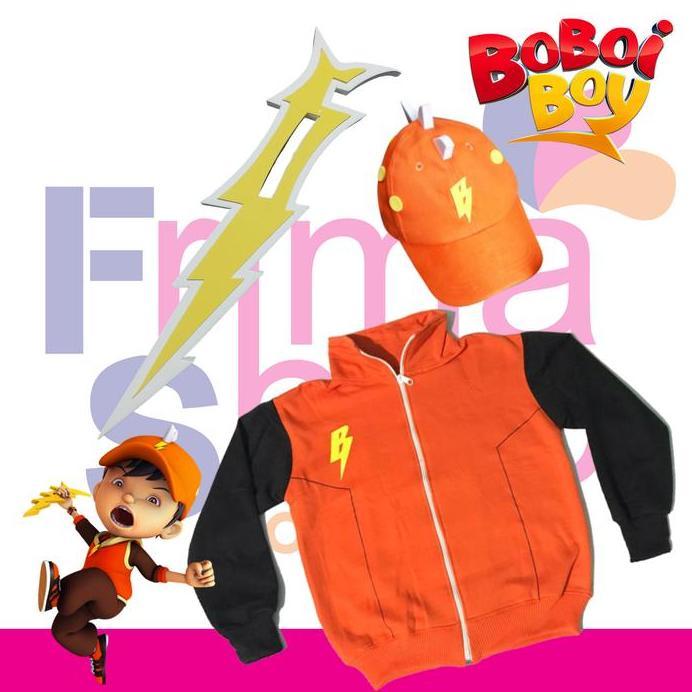 PAKET KOSTUM ANAK KERIS PETIR BOBOIBOY GALAXY TERBARU Fashion Costume
