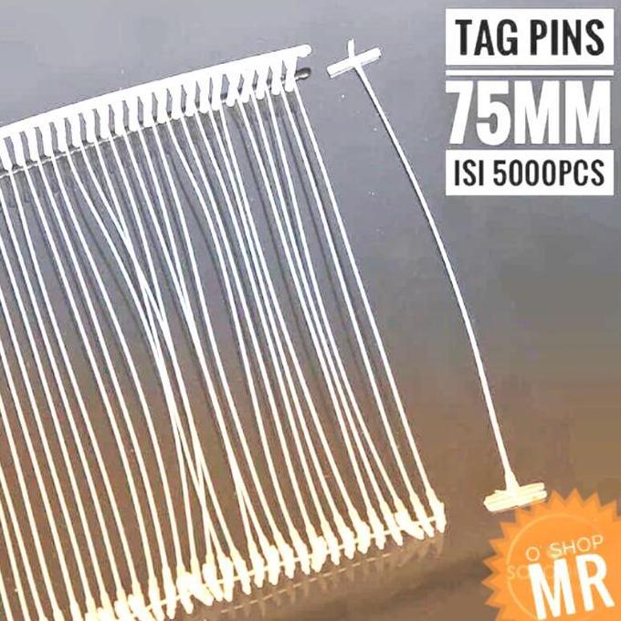 Top Pin / Tag Pin / Isi Refill Tag Gun / Tembakan Laundry - Arrow 75mm