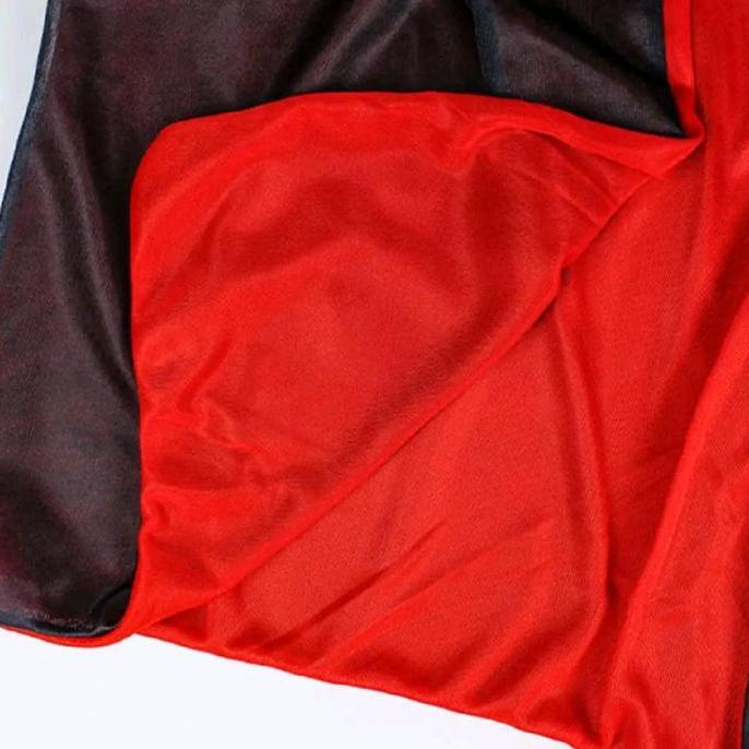 Jubah Cosplay Halloween Dewasa Anak Anak Jubah Vampir Hitam Merah Hiasan Halloween