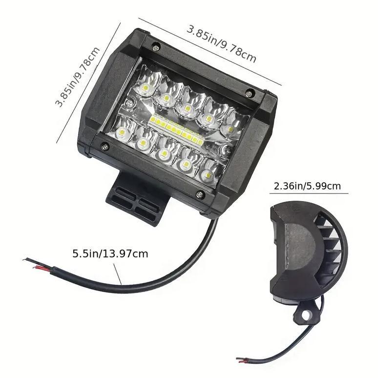 LAGI PROMO 2 Lampu Sorot Tembak LED Bar Tembak LED 60 Watt Mobil Motor 60W 12 Volt Worklight **