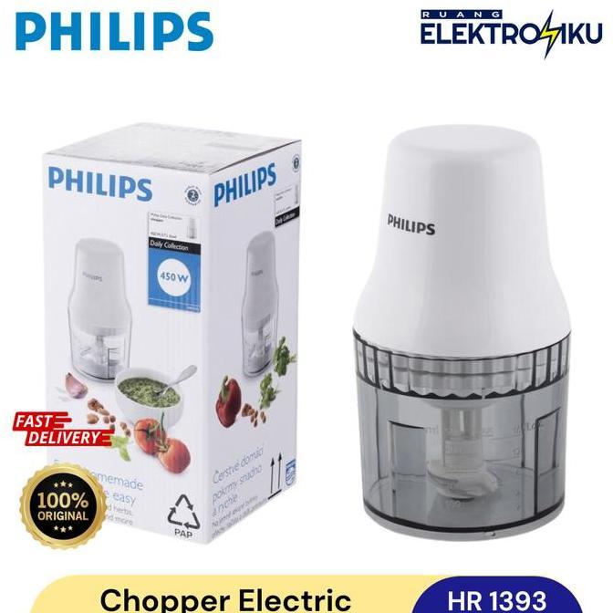 Chopper Electric Philips 700 ml HR 1393 | Penghalus Elektrik HR1393