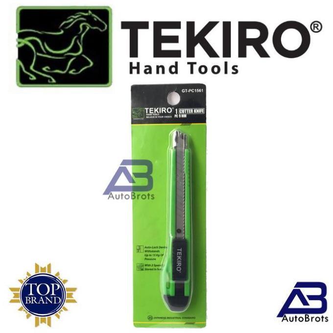 Pisau Kater Cutter Knife Kecil 9mm TEKIRO