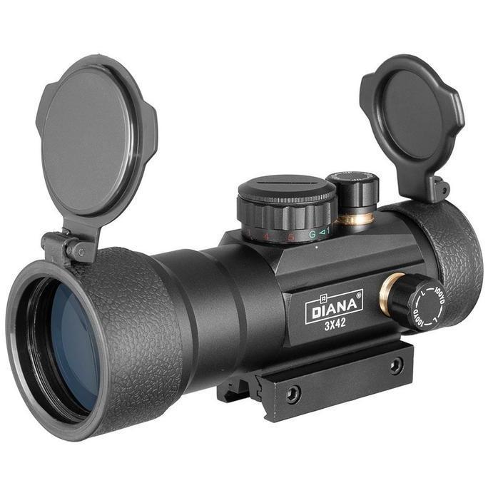 Produk Asli Diana 3X42 Green Red Dot Sight Telescope