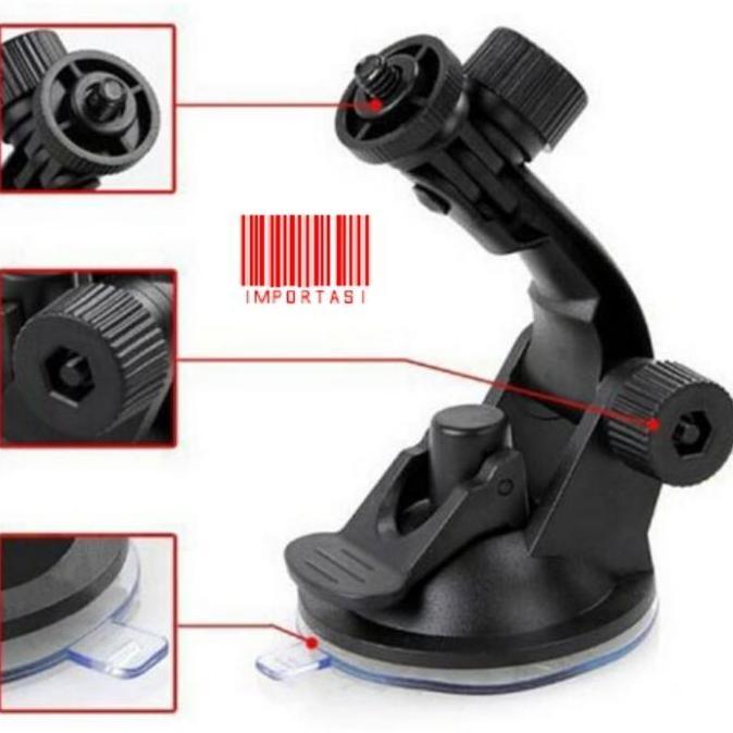 Suction Cup Mount Holder for Dashcam Phone Holder Gopro Kaca Mobil