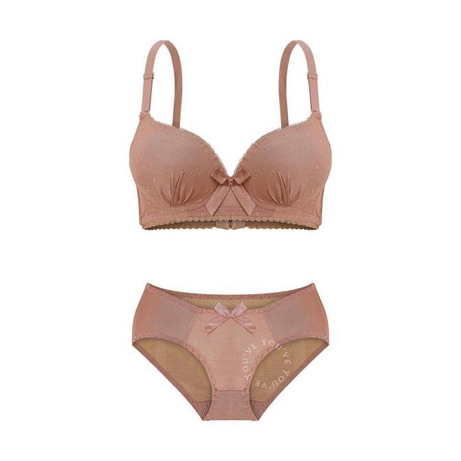 You've Paket Hemat 1PCS BH Set Bra Set Wanita Kawat 200025 + 1PCS BH Set Bra Set Wanita Kawat Busa S