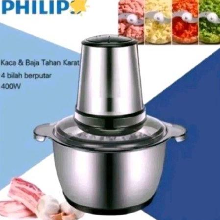 Chopper Philips Blender Food Processor Penggiling Daging Serbaguna Terlaris