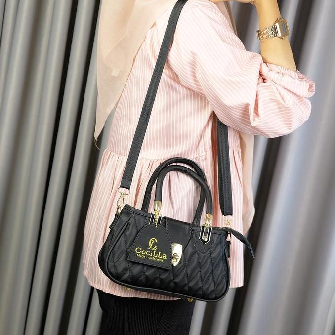 Baggu- Luna Aura Tas Jinjing Wanita Hanna Bordir 3660 Tas Jinjing Tas Pesta Tas Mewah Tas Selempang 