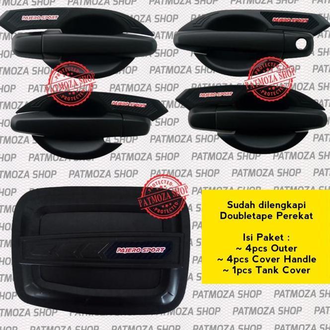 Set Aksesoris Eksterior Doff 2011 Black Paket Pajero Sport Premium 2011-2015