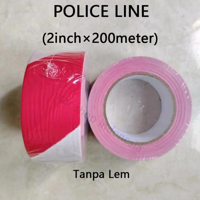Yxyg- Police Line Merah Putih Police Safety Line Barricade 2" 200 Meter