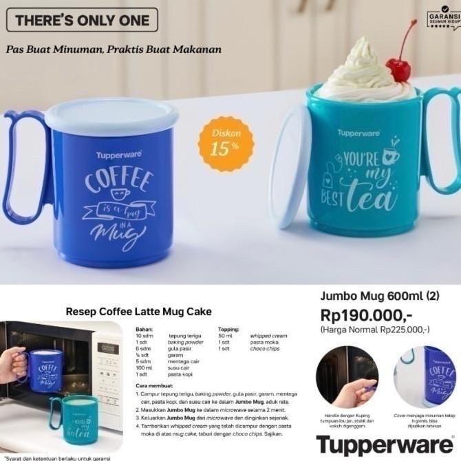 Taberu- Tupperware Gelas Minum Jumbo Mug