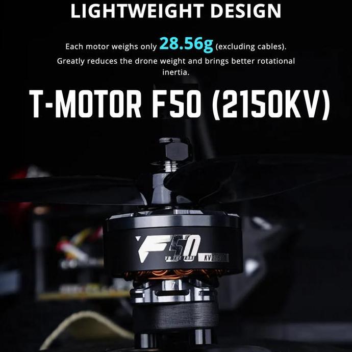 TERLARIS T-MOTOR F50 5-INCH FPV RACING DRONE MOTOR
