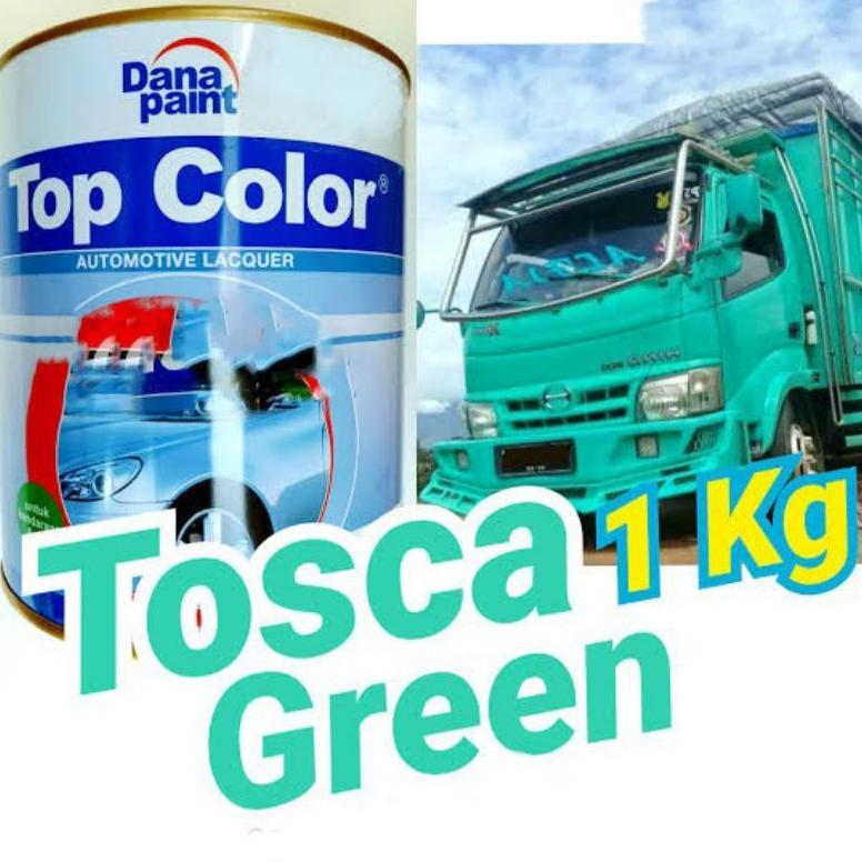 Cat Tosca green Top Color Hijau Tosca Cat Danapaint hijau