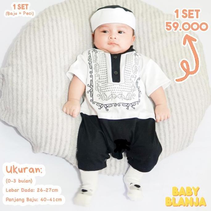 Otokonoko- Baju Koko Bayi Laki-Laki Newborn Abiyan Set