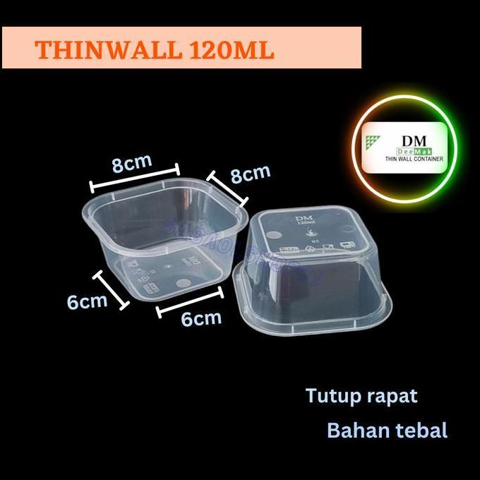 thinwall kotak Mini 120ml puding