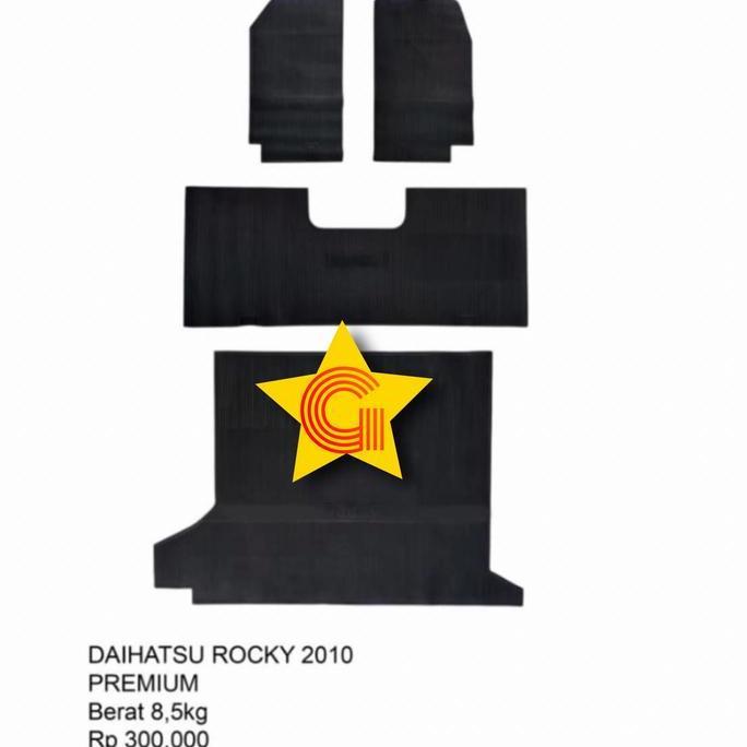 Karpet Karet Mobil Taft Rocky 2010 Premium Full Set