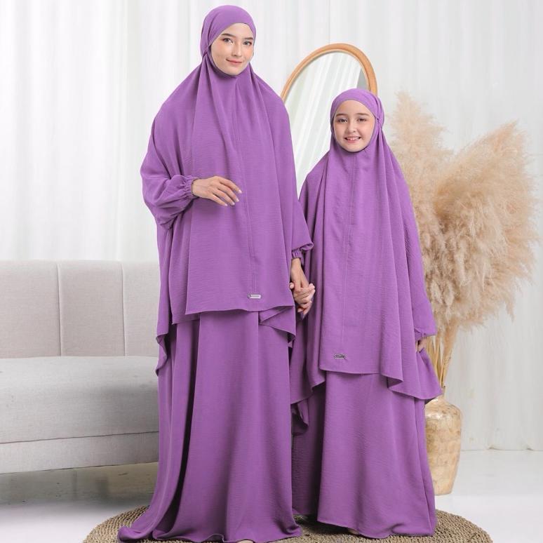ORIGINAL Luthfia kids - Gamis Syari Mom and kids KHAWLA SET