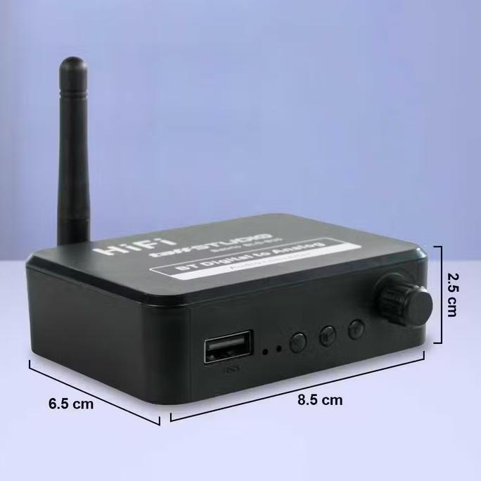 Rwd- Dac Digital To Analog Audio Bluetooth 5.3 Converter Optical To Rca Aux