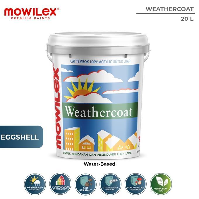 Mowilex Weathercoat Cat Tembok Eksterior - 20 Ltr