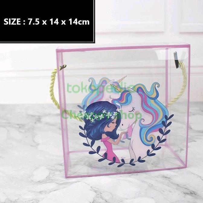 5pcs Box Mika souvenir ultah Box Mika Unicorn Box mika ultah anak box mika mini box mika premium box