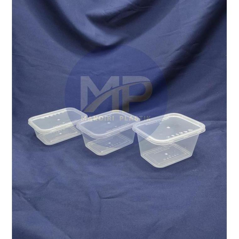 Thinwall Food Container Kotak Kecil 200ml / Cup Plastik Puding Jelly 200ml -25set