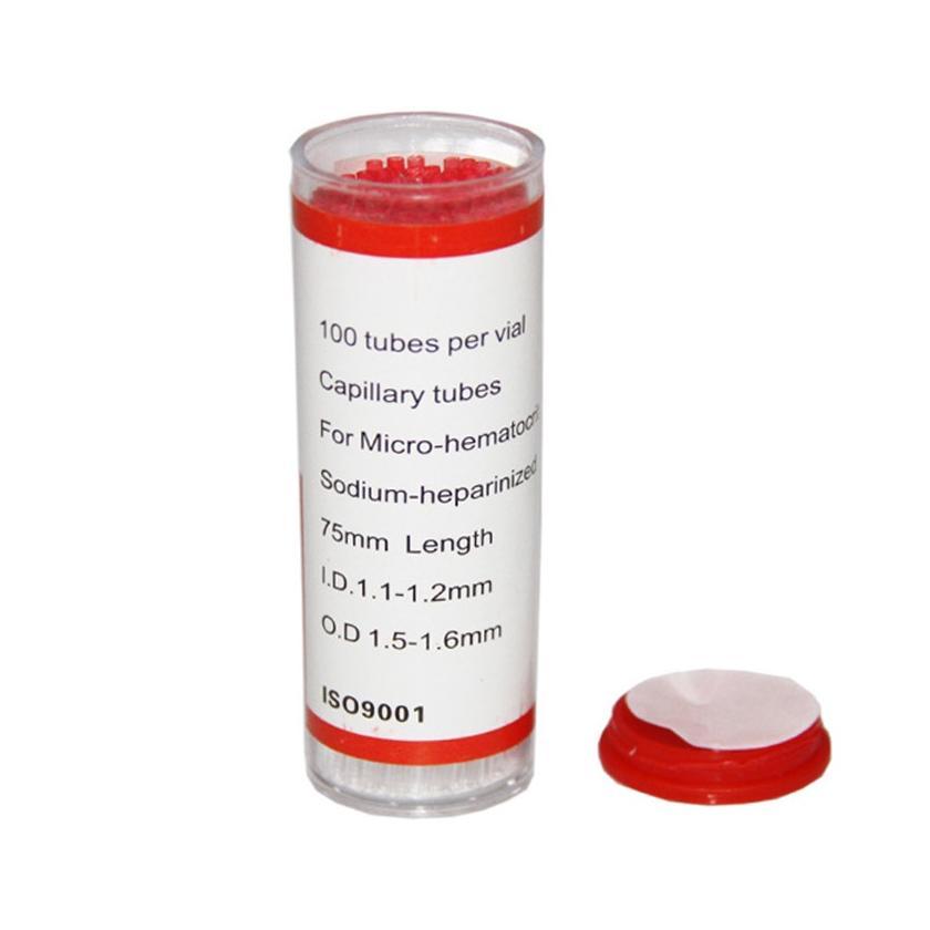 BISA GROSIR 100Pcs Tabung Pipa Kapiler Hematokrit / Micro Haematocrit / Tabung Hematokrit Mikro Kapi