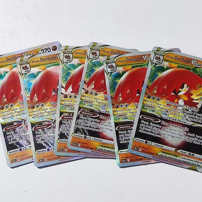 New Hisuian Decidueye VSTAR RRR 045/067 S9a - Kartu Pokemon Indonesia