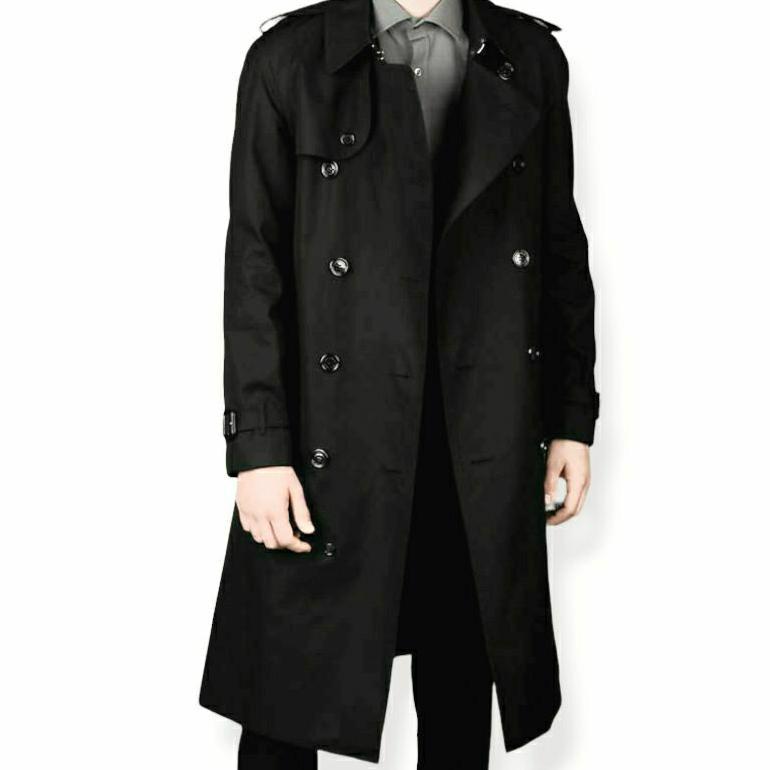 EXCLUSIVE ZIVK Harvey Trench Coat Double Breasted - Coat Panjang Pria