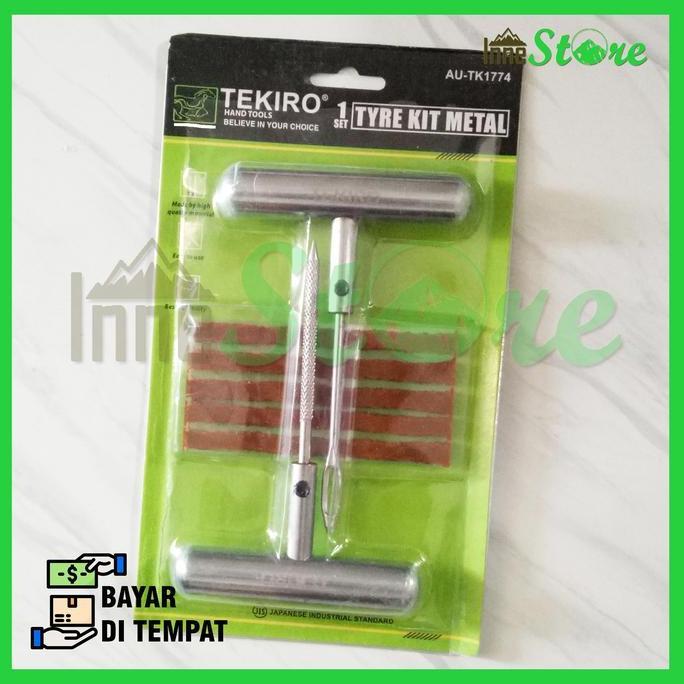 Tambal ban Tubles stainless - Alat Tambal Ban Tubles Set Tekiro