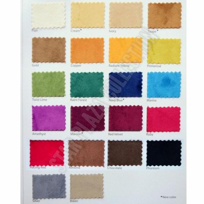 Kain Sofa Bludru Beludru Velvet Halus Regency - Amadeus - Kain Kursi Furniture Kain Mebel / Sarung B