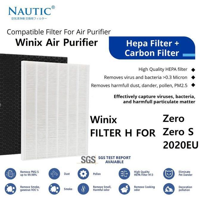 TERLARIS HEPA FILTER WINIX ZERO / ZERO S / WINIX 2020EU - SET WINIX FILTER H