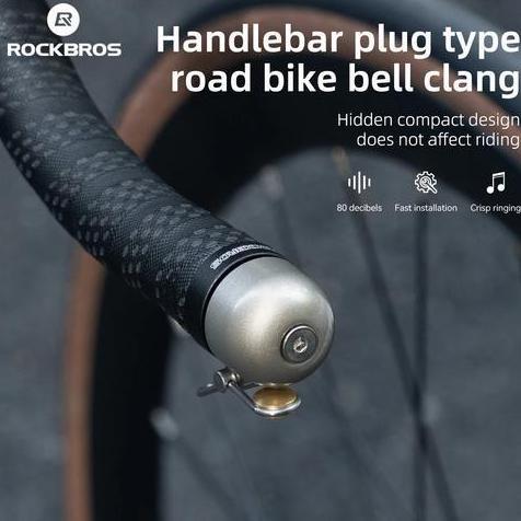 Bel Sepeda Balap Rockbros Bell Horn Bar End Dropbar Road Bike Original