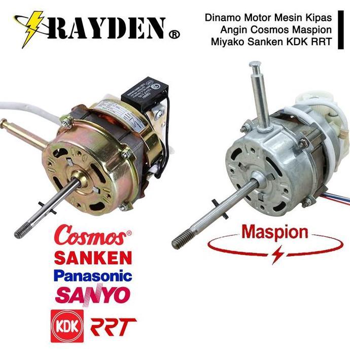 TERLARIS DINAMO MOTOR MESIN KIPAS ANGIN COSMOS MASPION MIYAKO SANKEN KDK RRT