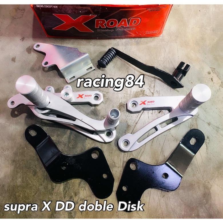 Footstep Underbon Xroad New Supra X 125 Double Disk DD /Fi/Injeksi/Helm In Foot Step Underbond/Under