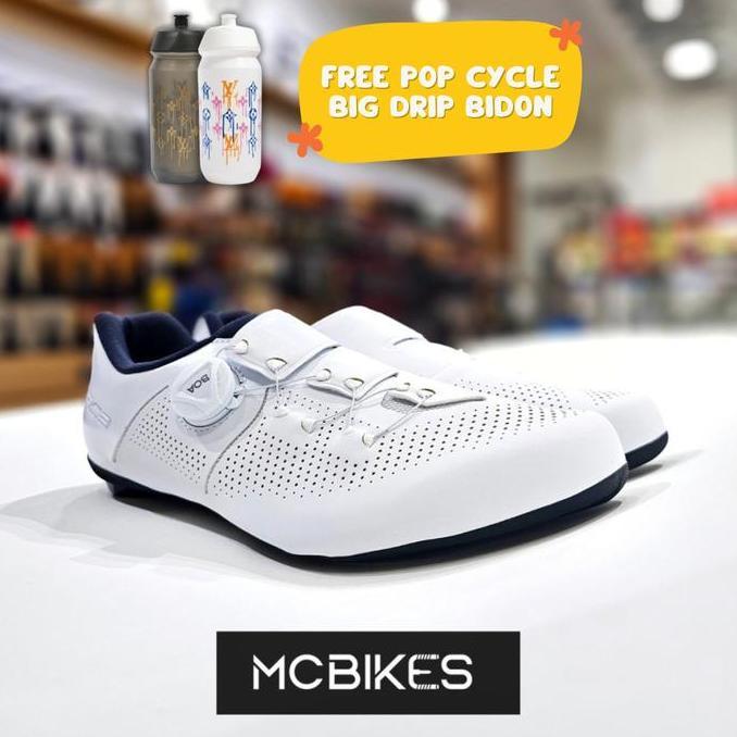 Sepatu Sepeda Shimano Road Bike Shoes Sh-Rc302 Wide - White