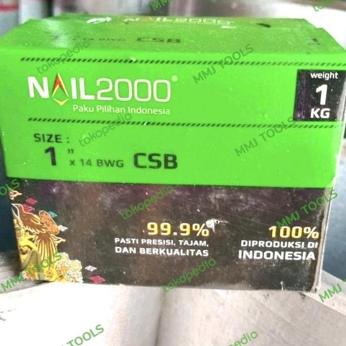 Paku grc NAIL 2.000 (1kg ) - Paku kalsibord - Nail 2.000 Paku grc