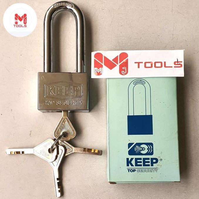 Gembok KEEP 50mm Panjang - KEEP Gembok Panjang 50mm - Gembok Stainless KEEP - KEEP Top Security Lock