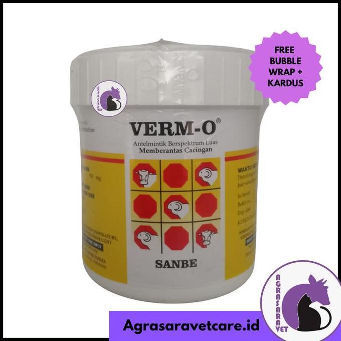 VERM O 42 BOLUS ( OXFENDAZOLE) OBAT CACING TERNAK