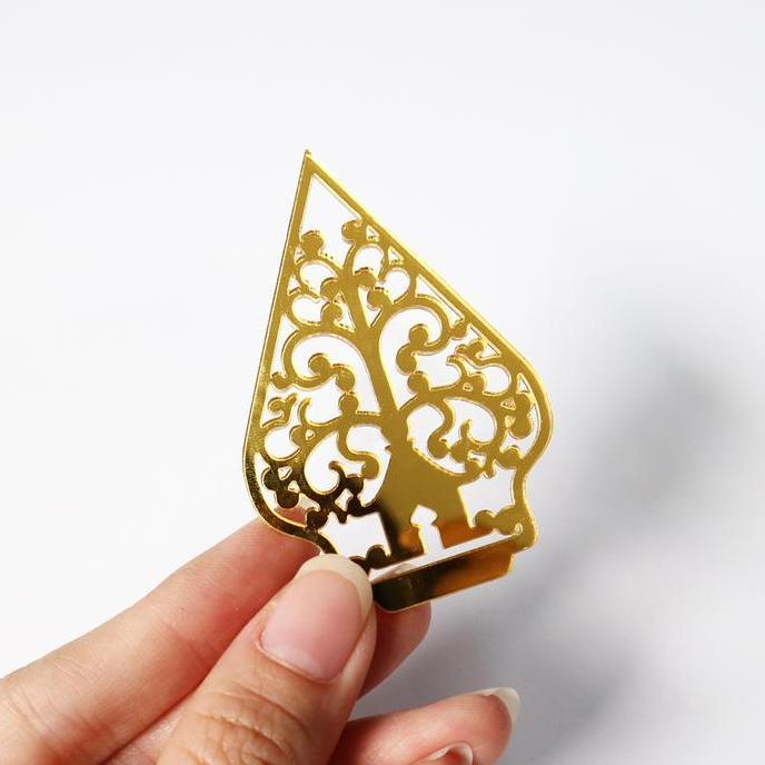 Ready Gunungan Wayang Akrilik Dekorasi Mahar Akrilik Gunungan Akrilik Mirror