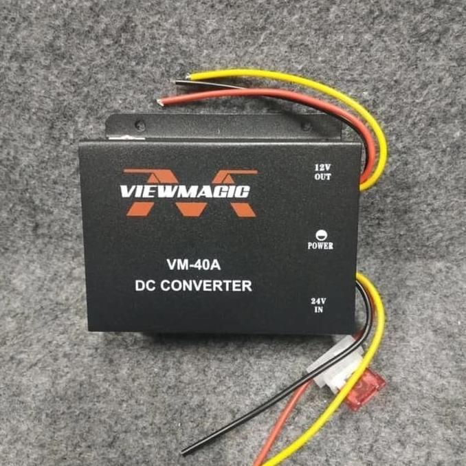 VIEWMAGIC VR-40A Car Converter Step Down DC 24V 12V 40A Murah