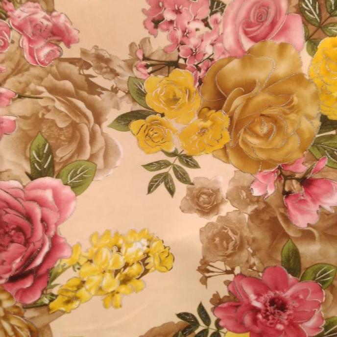 Kain Admiral Motif Bunga Kembang - Debonair (Bantal Sofa, Kursi)