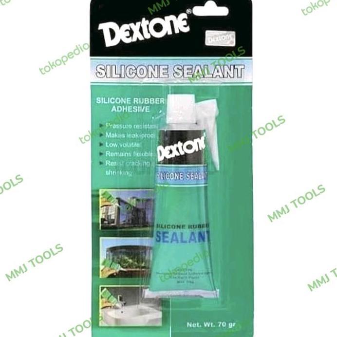 Lem Silikon Sealent DEXTONE 70 gram - Lem kaca besar DEXTONE